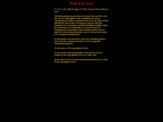 fairuse screenshot
