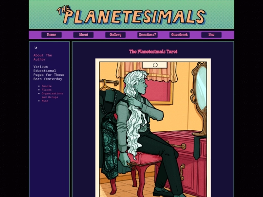 lorePages/tarot screenshot