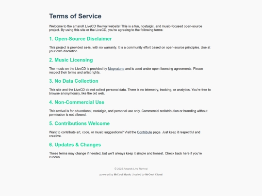 terms screenshot