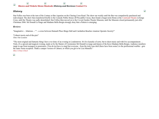 starfollies/reviews screenshot