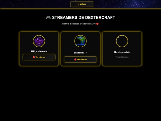 streamers screenshot