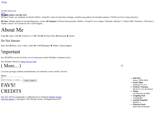 index screenshot