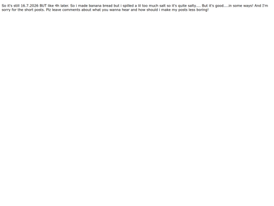 What I've been up to/Bananabread screenshot