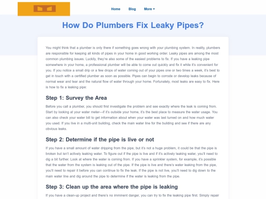 how-do-plumbers-fix-leaky-pipes screenshot