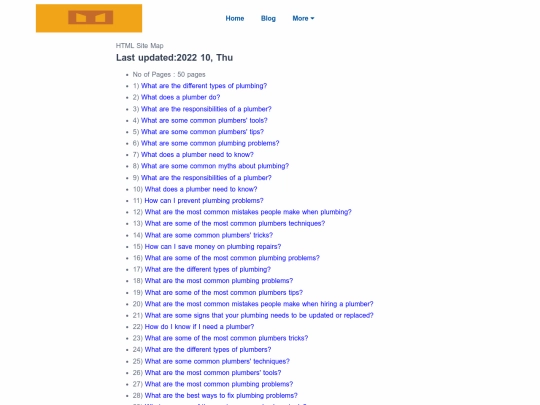 sitemap screenshot