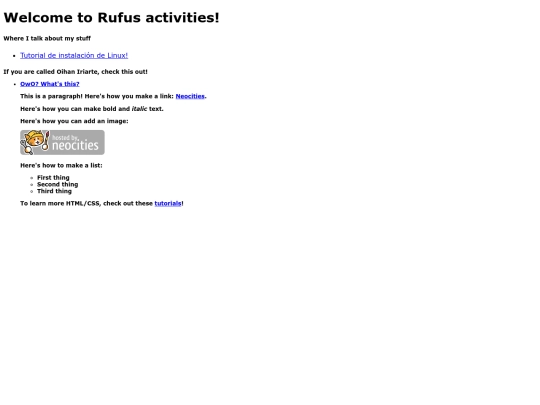 index screenshot