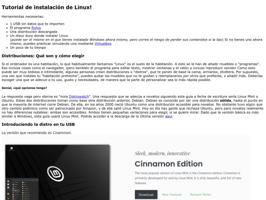 linuxinstutorial screenshot