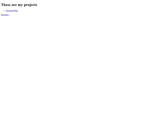 projects/Projects screenshot