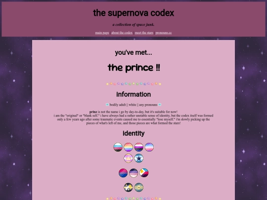 about/prinz screenshot