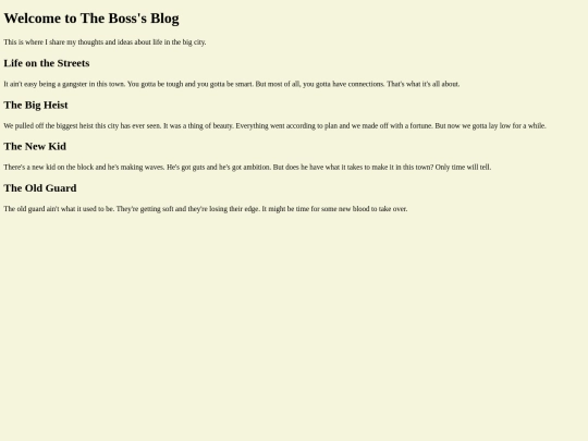AI Gangster Website/gangsta screenshot