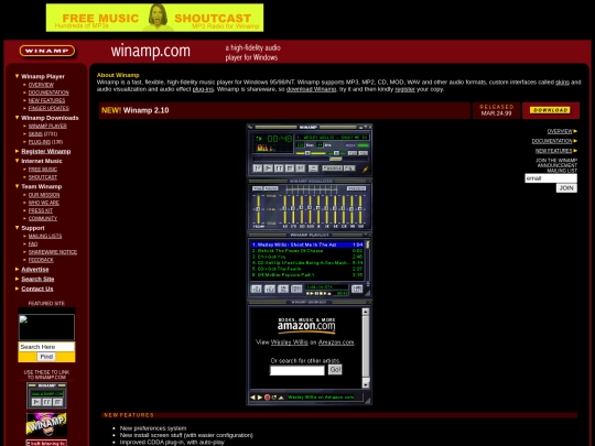 Restorations/Winamp screenshot