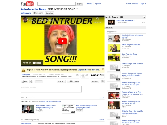 Restorations/Youtube/bedintruder screenshot