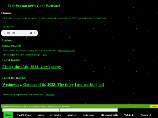 Website 3.0 screenshot