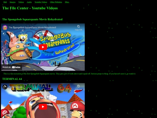 Website 3.0/lowres/thefilecenter/youtubevideos screenshot