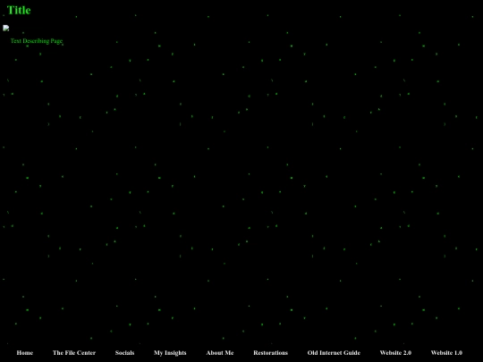 Website 3.0/sample screenshot