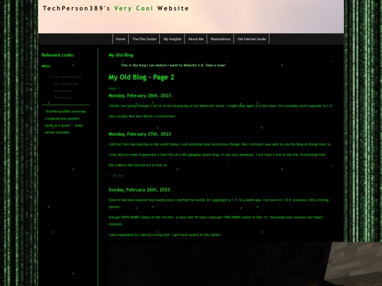 Website 4.0/oldblog/blog2 screenshot
