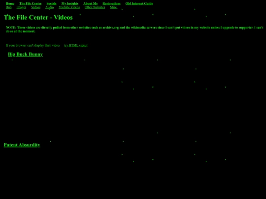 Website 4.0/simple/thefilecenter/videosflash screenshot