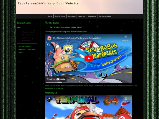 Website 4.0/thefilecenter/ytvideos screenshot