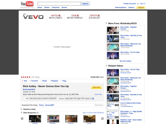 testing/rickroll screenshot