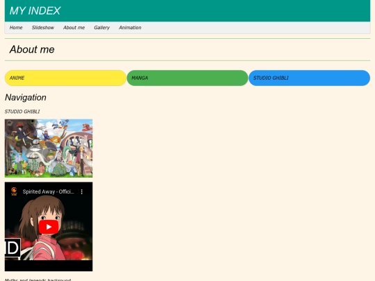 html/About-me screenshot