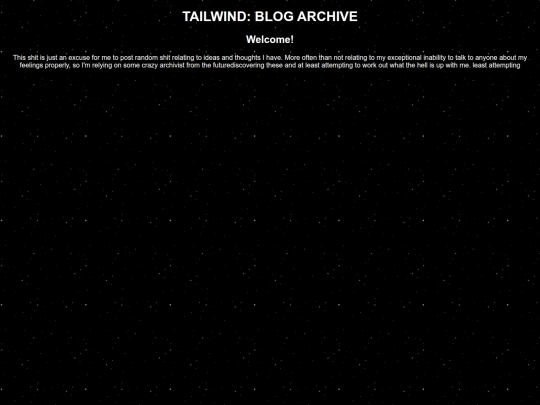 tailwindblog/welcome screenshot