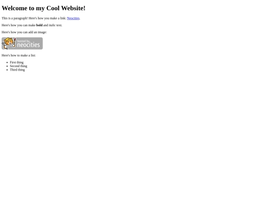 index screenshot