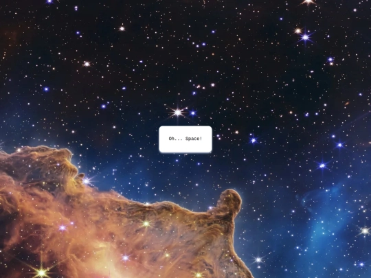 choose-your-own-adventure/space screenshot