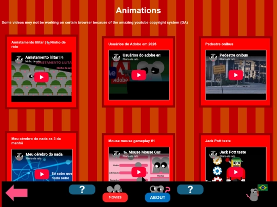 Filmes/AnimacoesENG screenshot