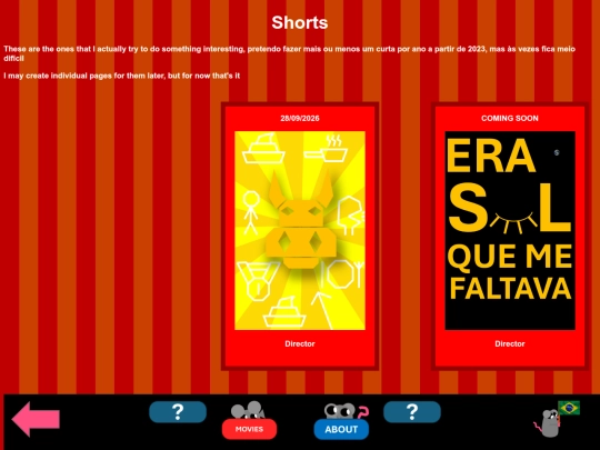 Filmes/CurtasENG screenshot