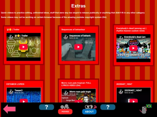 Filmes/ExtrasENG screenshot