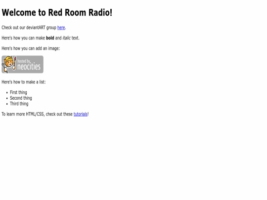 index screenshot