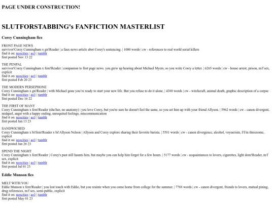 masterlist screenshot
