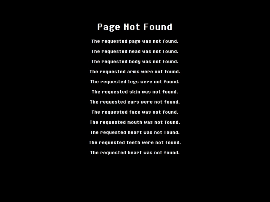 not_found screenshot