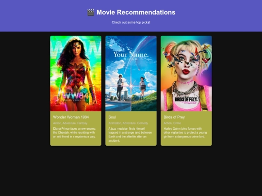 project/movies screenshot