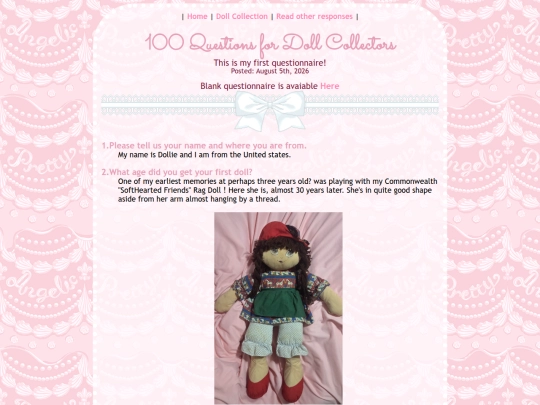 100questionsfordollcollectors screenshot