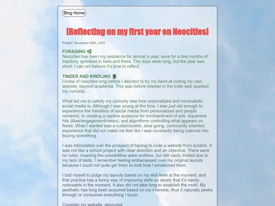 blog/writingposts/first_year_on_neocities screenshot