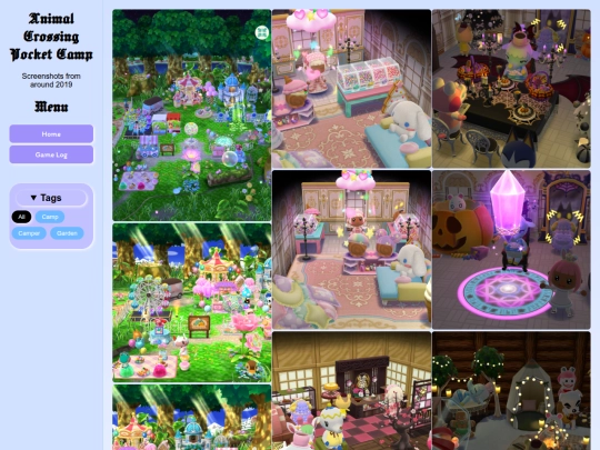 gamelog/animalcrossingpocketcamp screenshot