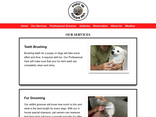 ourservices screenshot