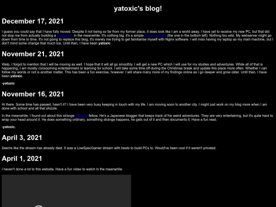 diary/2021 screenshot