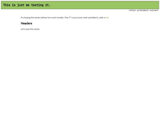 test screenshot