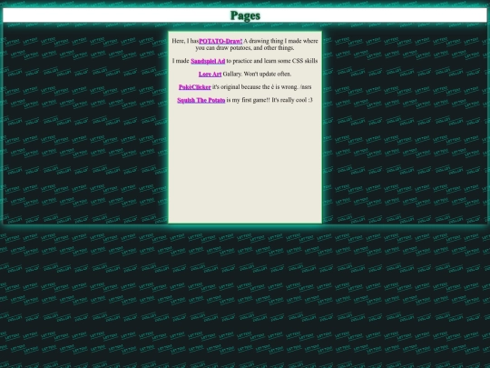 pages screenshot
