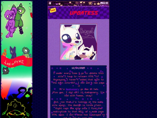 updates screenshot