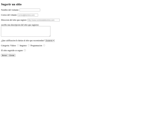 Actividad 3.5/sujerencias screenshot