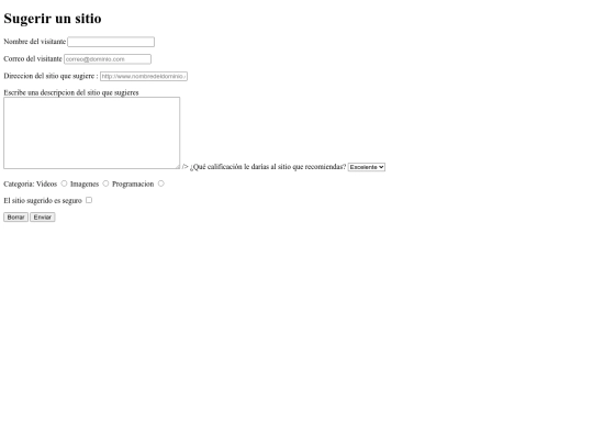 Actividad 4.4.2/paginas/sugerencias screenshot