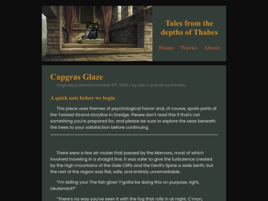 Oneshots/CapgrasGlaze screenshot