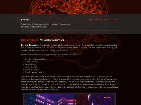 proj screenshot