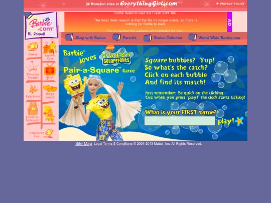 barbie_old/spongebob screenshot