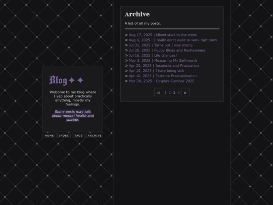 personal/blog/archive/2 screenshot