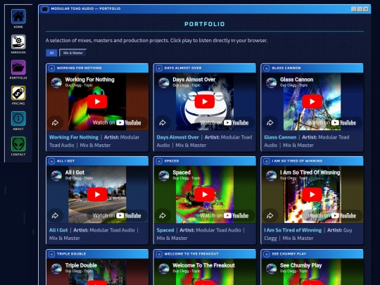 portfolio screenshot