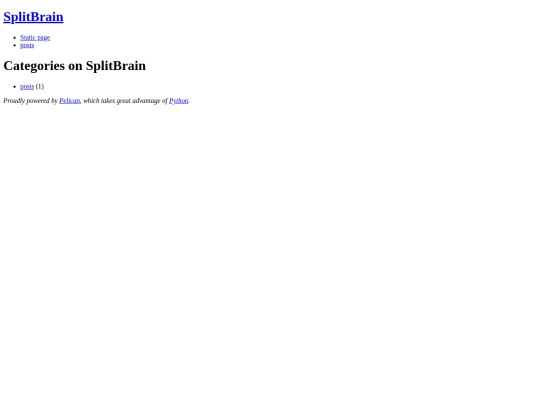 categories screenshot